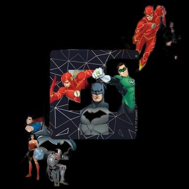 SmileMakers® Justice League Stickers 2-1/2 Inch for Pediatric Reward - 100 per Roll