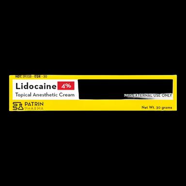 Lidocaine HCl 4% Topical Anesthetic Cream 30g by Patrin Pharma