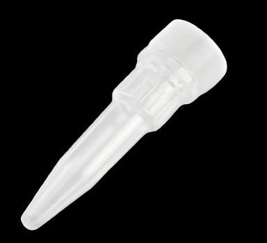Microcentrifuge Tube Plain 0.5 mL Attached Screw Cap Polypropylene Tube