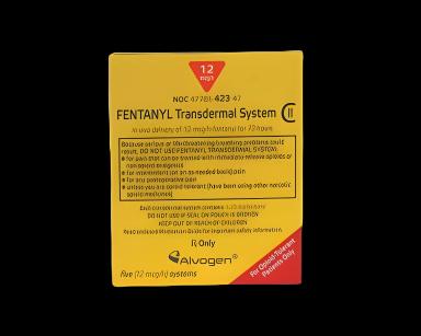 Alvogen Fentanyl 12 mcg/Hour Transdermal Patch - 5 Pack