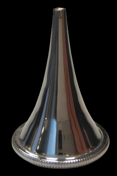 Ear Speculum Tip Round Tip Size 5 Ebonized 5 mm Reusable