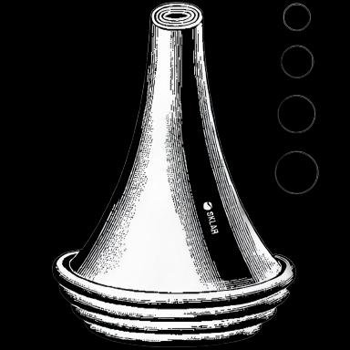 Ear Speculum Tip Round Tip Chrome Plated 5 mm Reusable - 67-6011