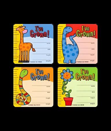 Kids Love Stickers® Assorted Cute Animals Medical Stickers, 90 Pack - 2-1/2 Inch for Pediatric Rewards