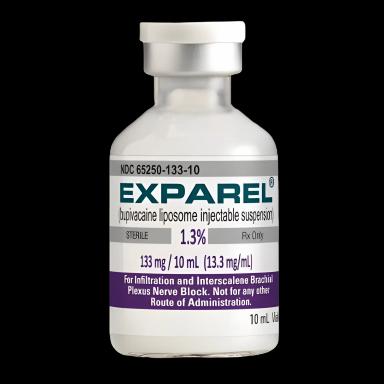 Exparel™ Bupivacaine Liposome Injection 1.3% Preservative-Free 13.3 mg/mL - Single-Use Vial for Post-Surgical Analgesia
