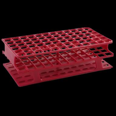 OneRack® Full Size 72-Place Test Tube Rack for 5-10 mL Tubes, Magenta - Polypropylene, Heat Resistant