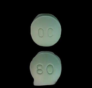 Oxycontin® Oxycodone HCl 80 mg Tablet Bottle 100 Tablets CII