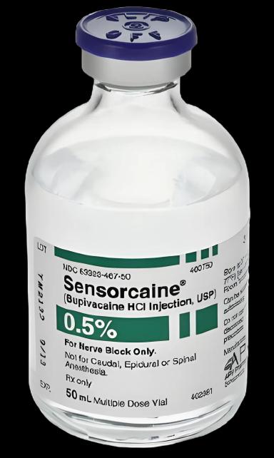 Sensorcaine® Bupivacaine HCl 0.5%, 5 mg / mL Injection Multiple-Dose Vial 50 mL - 63323046757
