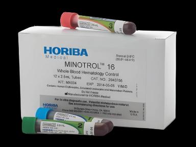 Hematology Control Set Minotrol™ 16 with QC CD 3 Levels 12 X 2.5 mL