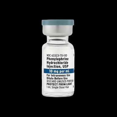 Phenylephrine HCl 10 mg / mL Injection Single-Dose Vial 1 mL - 1017110