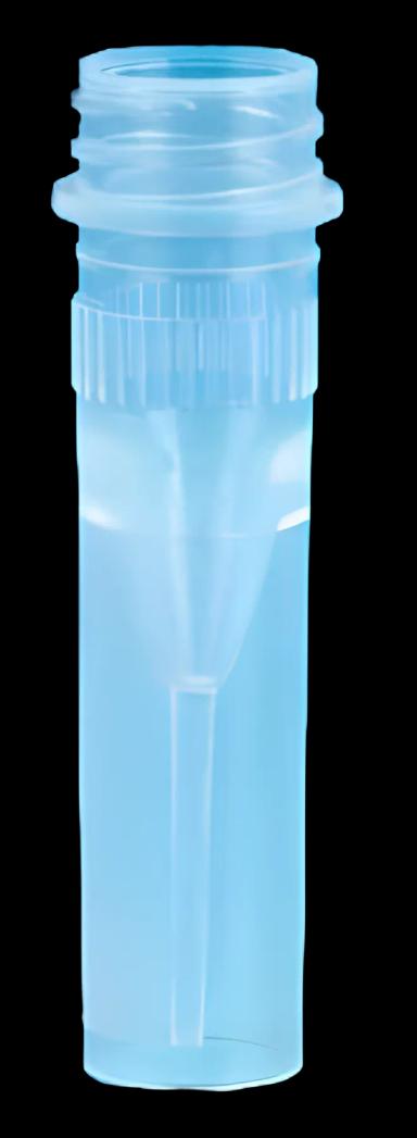 500 µL Polypropylene Microcentrifuge Tube with Screw Cap and O-Ring by Globe Scientific