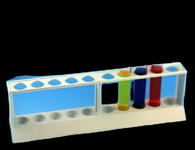 Test Tube Rack 10 Place 16 to 17 mm Tube Size White
