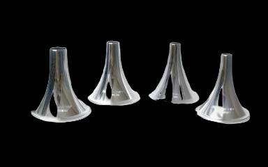 5 mm Round Tip Stainless Steel Ear Speculum Tip - Reusable
