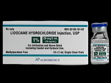 Lidocaine HCl, Preservative Free 1%, 10 mg / mL Injection Single-Dose Vial 2 mL