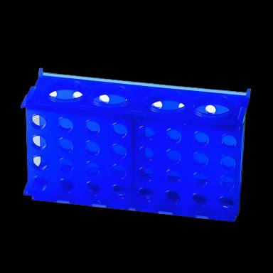 4-Way Test Tube Rack for Laboratory Use - 80 Place, Compatible with Multiple Tube Sizes