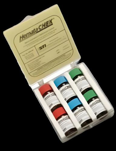 Hematology Control Set HemataCHEK® Quantitative Hematocrit Low Level / Normal Level / High Level 6 X 2.5 mL