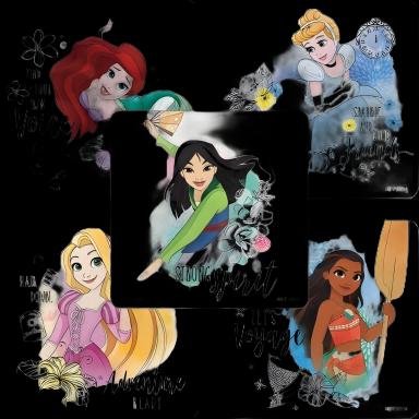 SmileMakers® 100 per Roll Disney Princess Adventure Ready Sticker 2-1/2 Inch